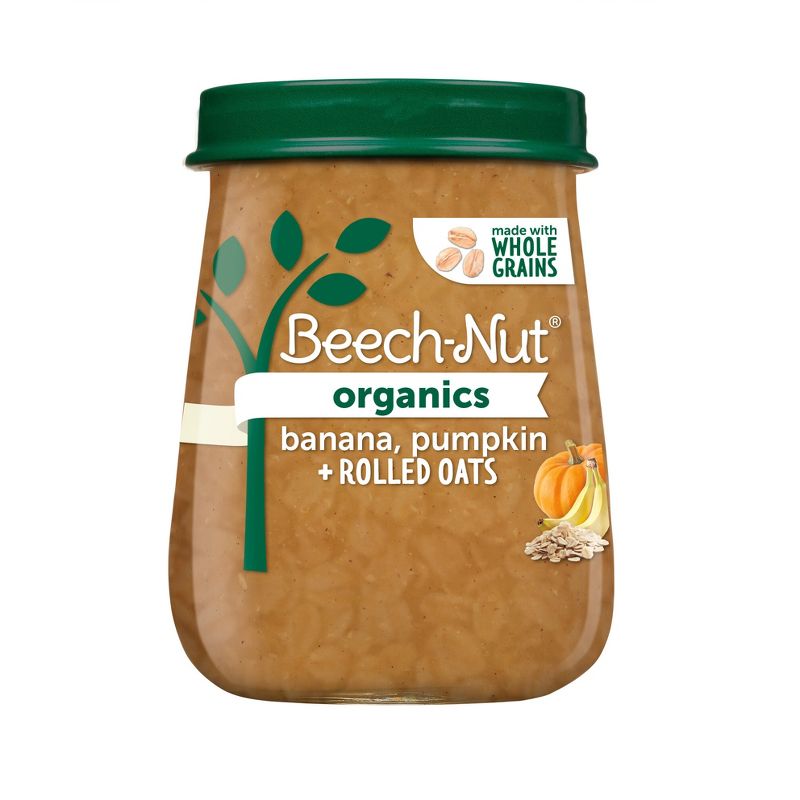 Beech-Nut Organic Banana Pumpkin Cinnamon Baby Meals Jar - 4oz, 1 of 9