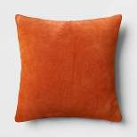 Washed Cotton Velvet Throw Pillow - Threshold™