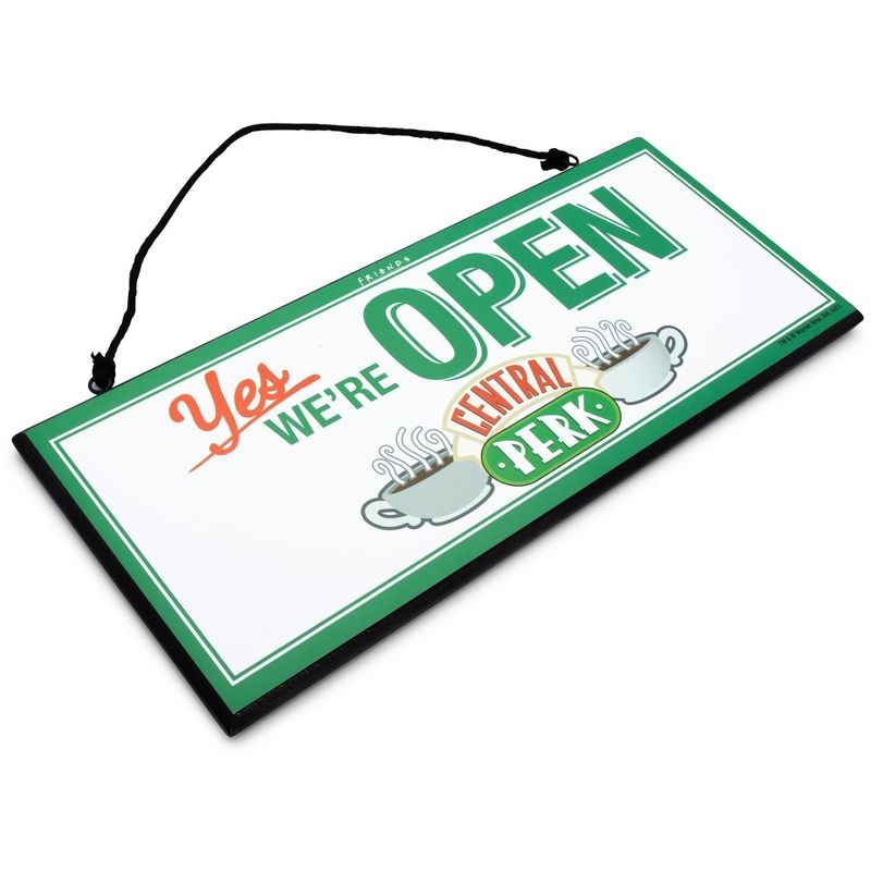 Silver Buffalo Friends Central Perk Reversible Hanging Sign Wall Art | 12 x 5 Inches, 3 of 7