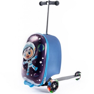 Kiddietotes Kids' Hardside Carry On Suitcase Scooter - 1 of 4