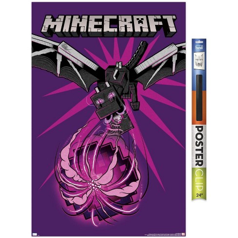 Trends International Minecraft - Creeper Boom Framed Wall Poster Prints  Black Framed Version 14.725 X 22.375 : Target