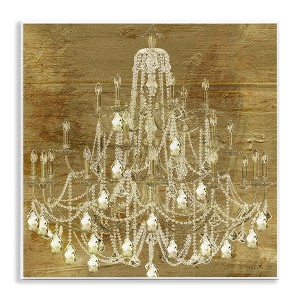Stupell Industries Vintage Glam Crystal Chandelier, 12" x 12" - 1 of 4