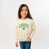 The Juniper Shop Lucky Clover Distressed Toddler Graphic Sweatshirt - 2 of 3