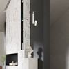 Livex Lighting Monaco 1 - Light Wall Light in  Brushed Nickel - 2 of 4