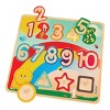 Battat Wooden ABC and Numbers Peg Puzzle Set - 3 of 4