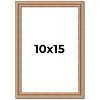 PosterPalooza | Photo Size Deco Brown Picture Frame - UV Acrylic, Foam Board Backing, Hanging Hardware - 2 of 4