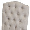 GDFStudio Cello Contemporary Upholstered Tufted Dining Chairs with Nailhead Accents (Set of 2) - 4 of 4