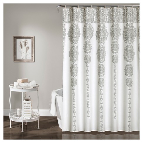 Stripe Medallion Shower Curtain - Lush Decors® : Target