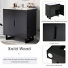 30" Bathroom Vanity Set With Drop In Sink,2 Soft Closing Doors Solid Wood Frame Bathroom Storage Cabinet - 4 of 4