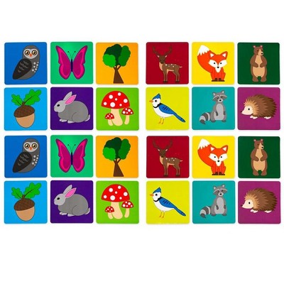 HearthSong Jumbo Nature-Themed Memory Game for Kids
