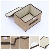 REGALWOVEN Collapsible Clothes Books Organizing Fabric Storage Bin with Lid and Handle 2 Pcs - 2 of 4