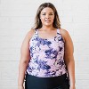 Calypsa Women's Maya Tankini Swim Top With Built-in Bra - 4 of 4