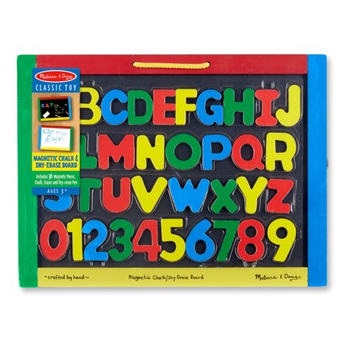 Melissa and doug wooden magnetic letters and numbers 63 2024 pieces