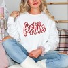 Simply Sage Market Women's  Garment Dyed Graphic Sweatshirt Festive Snowflake - 2 of 4