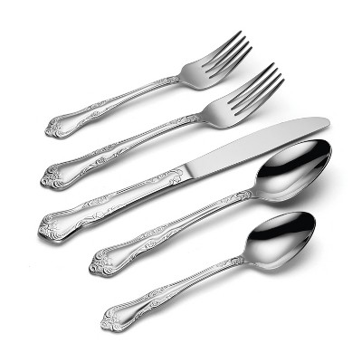 Oneida Azalea 45-Piece Stainless Steel Flatware Set