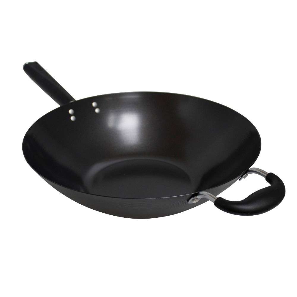 IMUSA 14 Coated Wok with Bakelite Handle