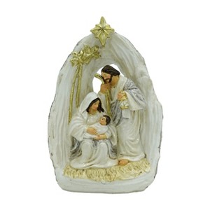 Transpac Multicolor Resin Nativity Figurine with Star Decorative Object for Christmas Tabletop Indoor Use Gift - 1 of 1
