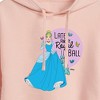 Women's - Disney Princess - Late For My Ball Cropped Graphic Hoodie - 2 of 3