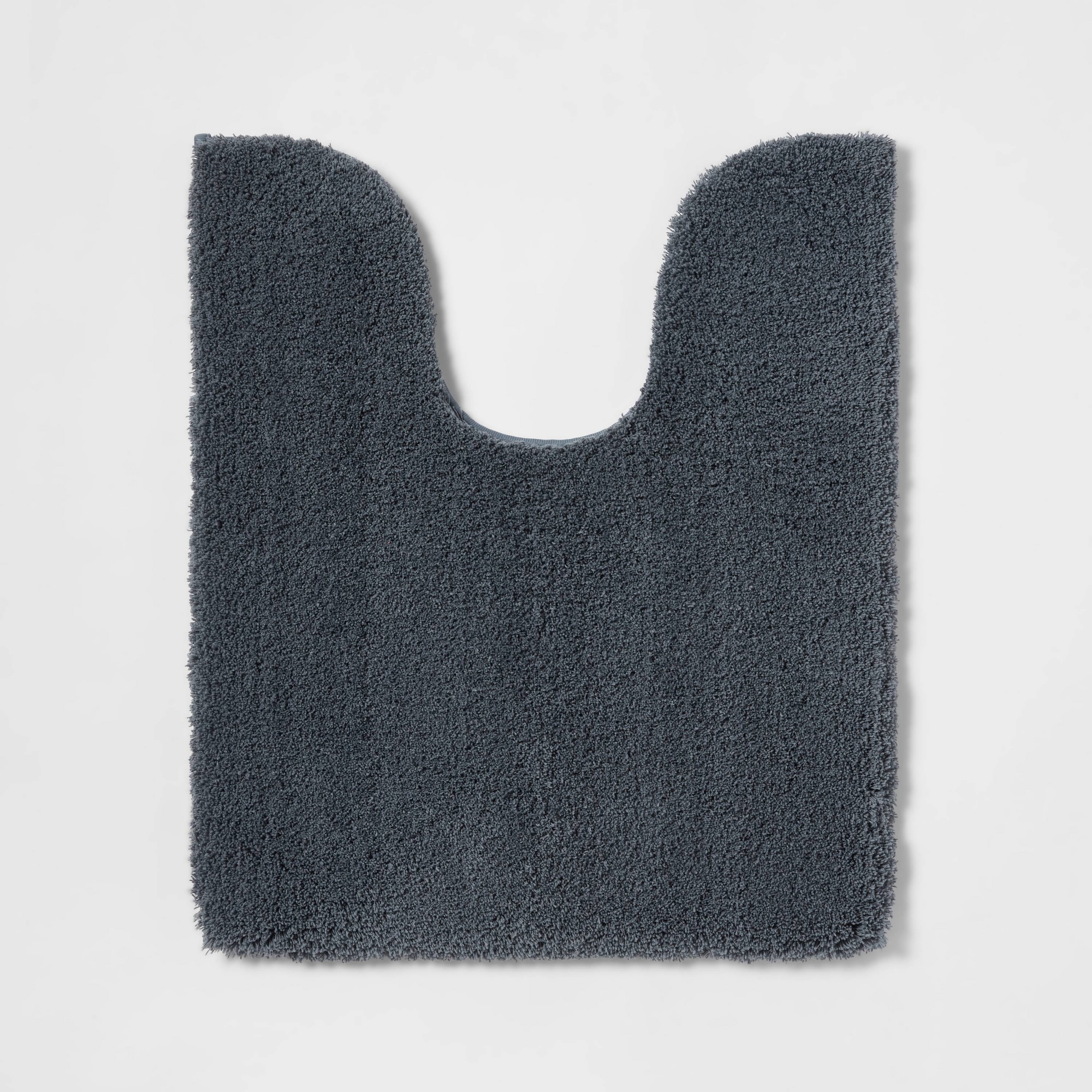 Spa Plush Contour Bath Rug Slate Blue - Threshold™