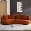 Dolonm Modern 4-Seat Modular Sofa - Cloud Design, Durable Fabric, Solid Wood Frame & High-Density Sponge Cushion - 3 of 4