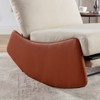 Okak Modern Accent Chairs for Bedroom, Rocking Chair Recliner, Comfy Rocker Chair with Footrest, Accent Reading and Upholstered Lounge Chair - 2 of 4