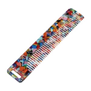 Unique Bargains Women's Anti-Static Wide Tooth Comb for Curly Thick Wavy Straight Hair 1 Pc - 1 of 4