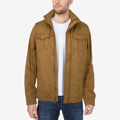 X RAY Men's Cotton Canvas Lightweight Military Jacket Casual Field Windbreaker