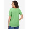Woman Within Plus Size Crochet-Trim Knit Top - 3 of 4