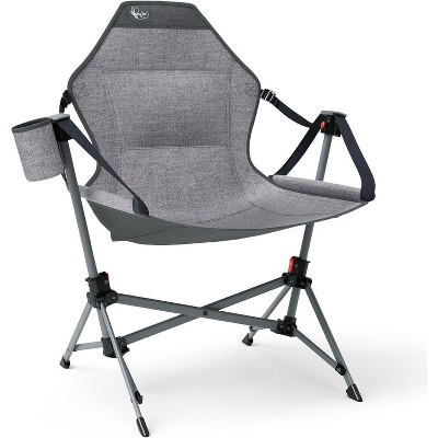 BusyBee Compact Kids Camping Chair – Foldable Hammock Seat for Home, Patio & Picnics, 125 lbs Capacity, Carry Bag Included