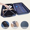 Luggage Set of 3, Suitcases with Spinner Wheels Hardside Expandable Luggage Suitcase Set with TSA Lock for Travel-Dark Blue - 3 of 4