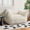 Clearance Sales Bean Bag Sofa Chair, Lazy Lounger Seat for Adults, Cozy Single Floor Sofa for Living Room or Apartment – Cuddlewood - 2 of 4