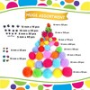 EpiqueOne 2100-Piece Arts & Craft Supplies Set | Includes Colorful Pom Poms, Googly Eyes, Glitter Balls & More - 3 of 4