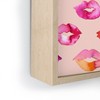 Ninola Design Sweet Pink Lips Framed Mini Art Print 4" (H) x 3" (W) x 1" (D) - Society6 - 3 of 3