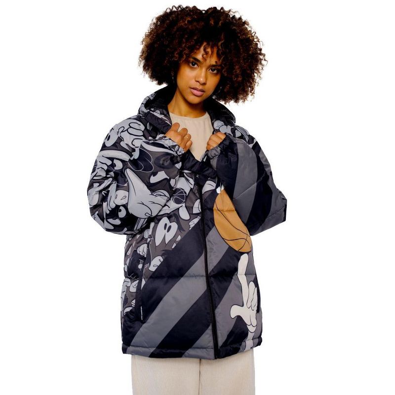 Members Only - Women's Space Jam Puffer Oversized Jacket, 5 of 8