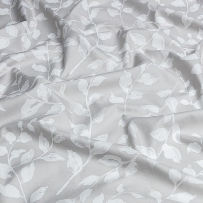 Chanasya Microfiber Bed Sheet Set 4-Piece - Soft Floral Leaves Print - Queen — фото 4