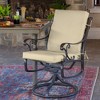 ARDEN Outdoor Dining Chair Cushion, 20-in x 20-in, Tan Leala - 2 of 4