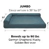 FurHaven Paw-Quilted Orthopedic Deluxe L-Chaise Dog Bed - 4 of 4