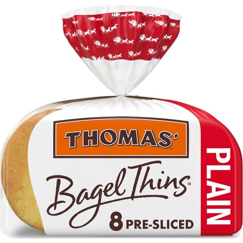 Thomas' Plain Bagel Thins - 13oz/8ct - image 1 of 4