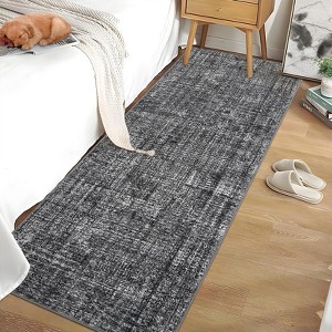 Washable Living Room Rugs Farmhouse Rug Modern Solid Carpet Soft Non Slip Low Pile Rug for Bedroom Dining Room - 1 of 4