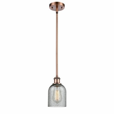 Caledonia - 1 Light Mini Pendant In Industrial Style-10 Inches Tall and 5 Inches Wide