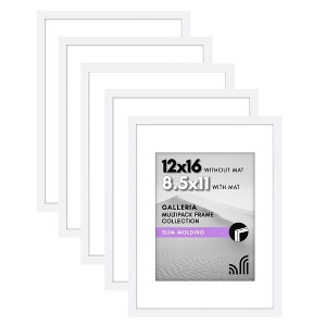 Americanflat Picture Frame with plexiglass - Hanging Hardware For Horizontal and Vertical Display - 1 of 4