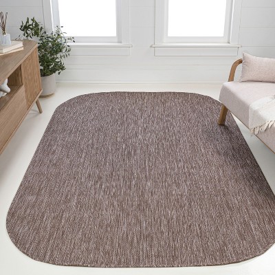 JONATHAN Y Miles Modern Minimalist Radius Corner Solid Indoor/Outdoor Area Rug