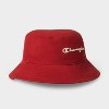 Champion Adult Sunset Twill Bucket Hat - Red - 3 of 3