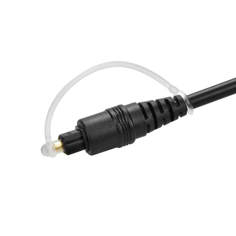 Monoprice Digital Optical Audio Cable - 1.5 Feet - Black | S/PDIF (Toslink) 5.0-Meters Outside Diameter | Gold Plated Ferrule, Molded Strain Relief, 2 of 7