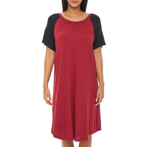 Adr Maternity Nursing Top T-shirt Dress Soft Knit Sleep Shirt W/ Zipper  Breastfeeding Sleepwear : Target