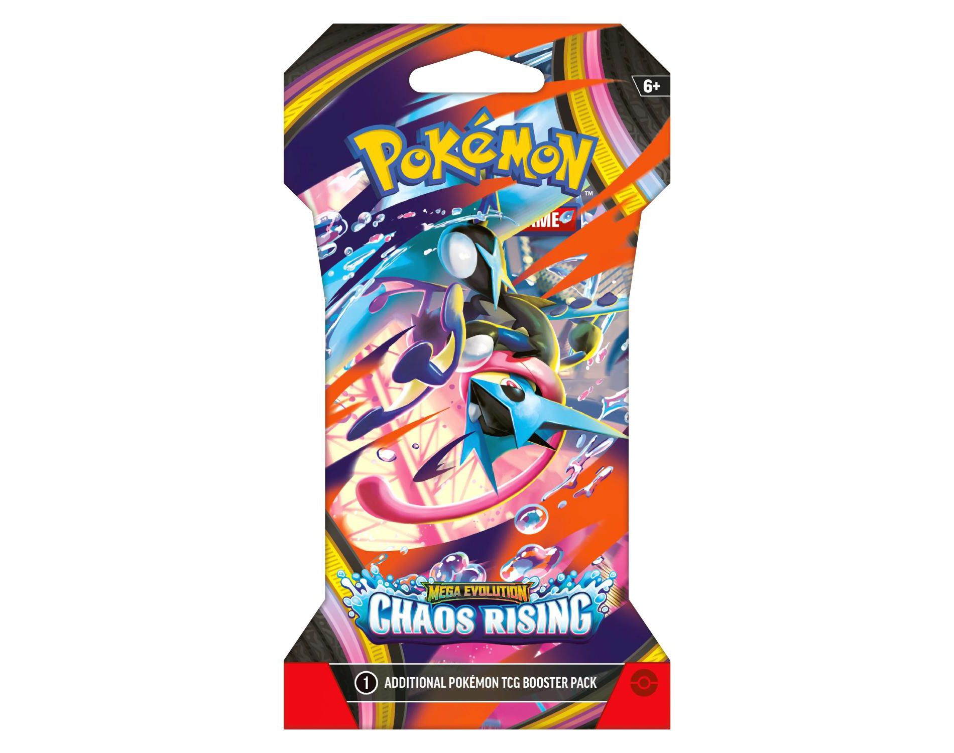 Pokemon ME4 Mega Evolution Chaos Rising Sleeved Booster Pack | Mega Greninja