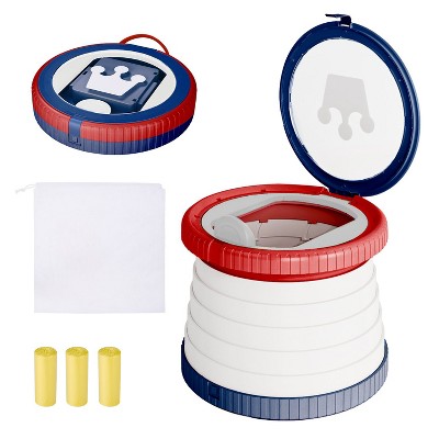 BabyBond Portable Potty for Toddler, Foldable Training Toilet Seat Travel Potty for Car, Camping, Outdoor, Indoor
