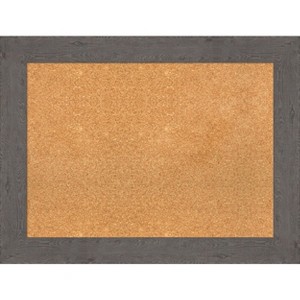 Amanti Art Rustic Plank Framed Corkboard, Natural Cork - 1 of 4