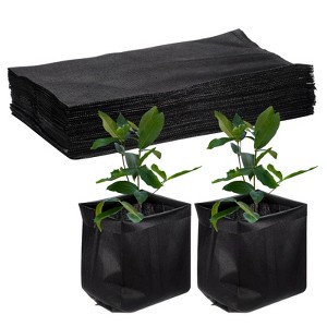 Unique Bargains Non-Woven Fabric Durable Multipurpose Plant Nursery Bags - 1 of 3