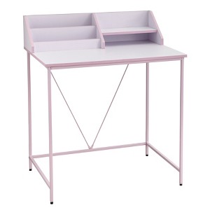 Quincy Desk White/Pink - Buylateral